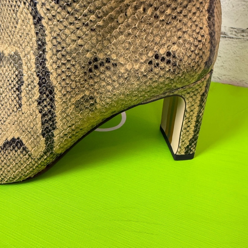 Sam Edelman Sylvia 2 Snakeskin Python Print Tall Knee High Boots Size 6 NEW - Picture 4 of 13